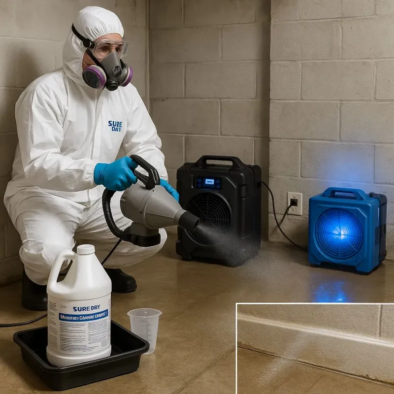 Sanitization and Odor Removal process in Milton, GA