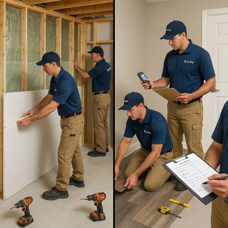 Repairs and Reconstruction process in Milton, GA